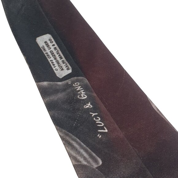 I Love Lucy Novelty Neck Tie By Ralph Marlin Men Vintage Comedy TV Classic FLAW - Picture 5 of 7